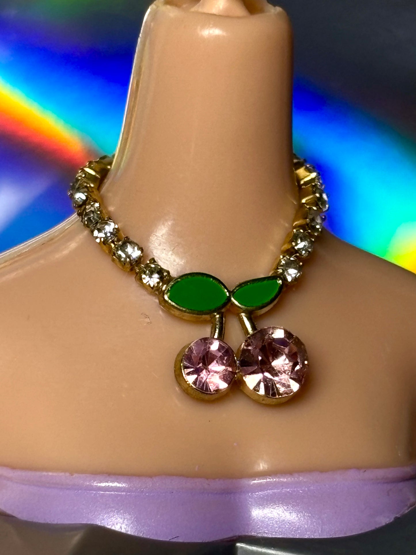 The Gold Cherry Necklace.