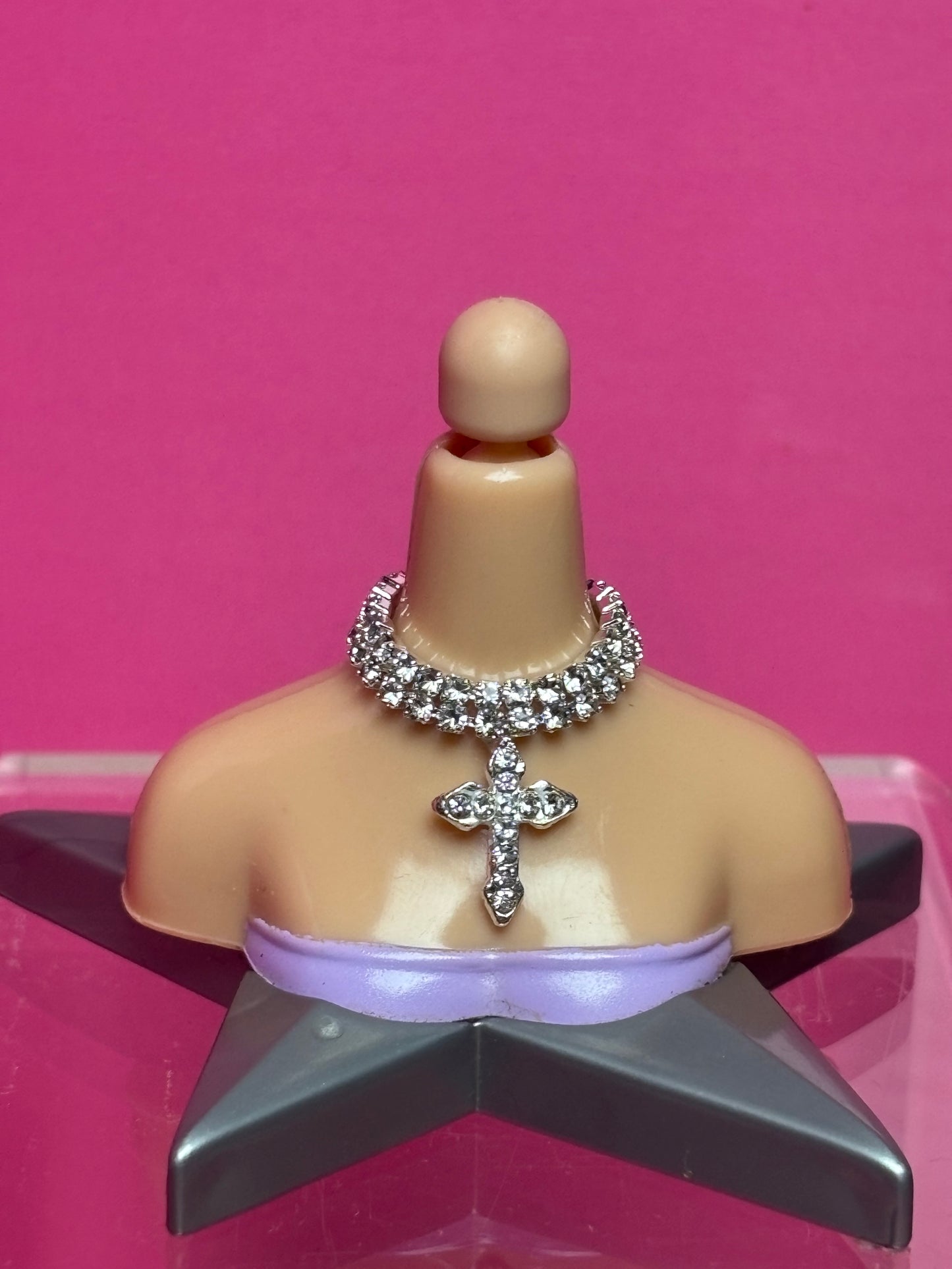 The Double Cross Necklace.