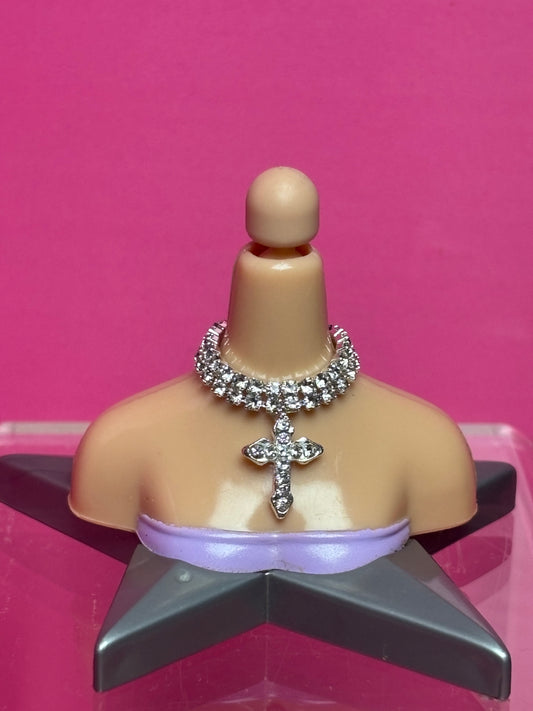 The Double Cross Necklace.