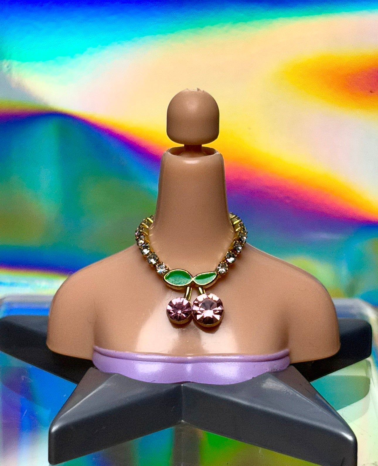 The Gold Cherry Necklace.