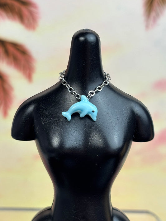 The Dolphin Necklace.