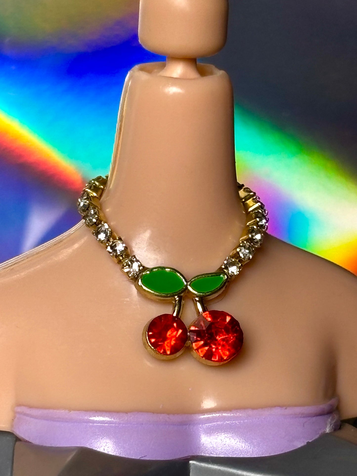The Gold Cherry Necklace.